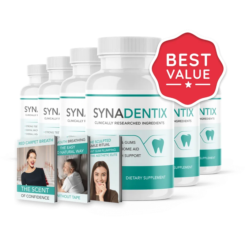 Synadentix Natural Cognitive Formula — 6 Bottle / 180 Day Pack